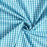 Cotton Poplin small gingham check – turquoise/white,  thumbnail number 4