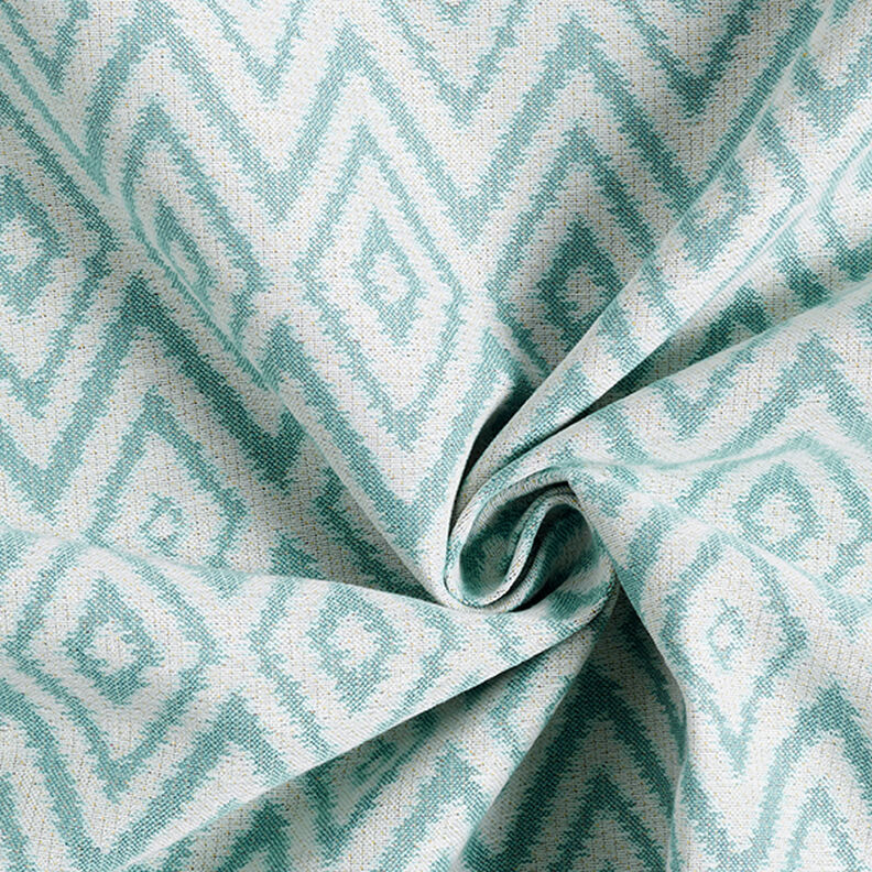Outdoor fabric jacquard Ethno – mint,  image number 3