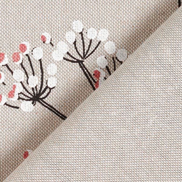 Decor Fabric Half Panama Birds and Twigs – natural,  image number 4