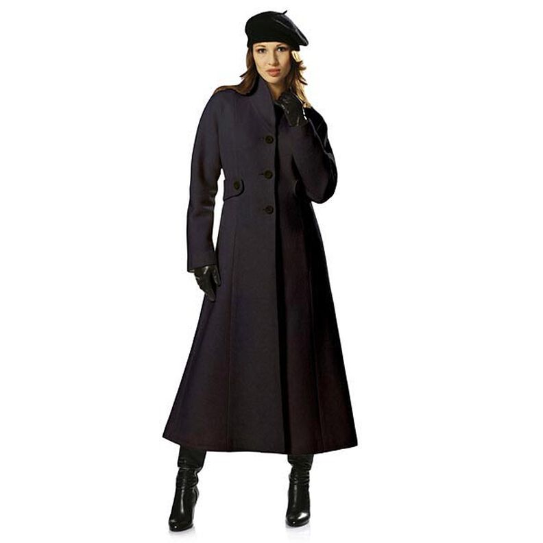 Fulled woollen loden – navy,  image number 4