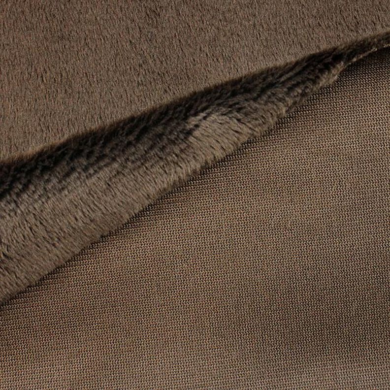 SuperSoft SNUGLY plush [ 1 x 0,75 m | 5 mm ] - dark brown | Kullaloo,  image number 3