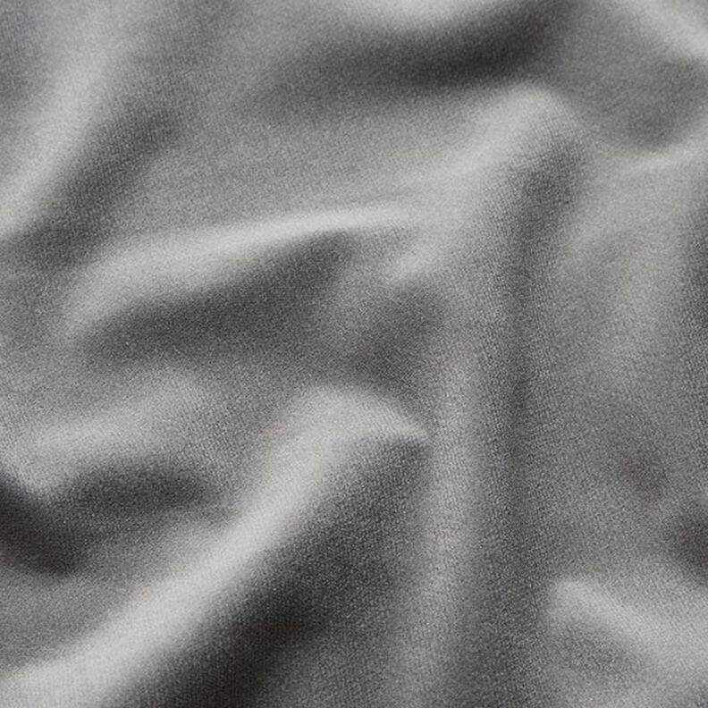 Stretch Velvet Plain Baby Cord – grey, image number 2