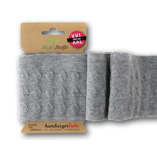 GOTS Knit Ribbing CUFF ME 3D [140 cm | 8 cm] | Albstoffe | Hamburger Liebe, 