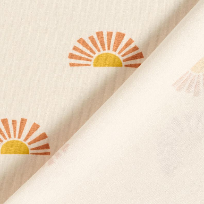 Cotton Jersey sunrise Digital Print – cream,  image number 4