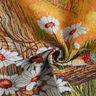Decorative Panel Tapestry Fabric pair of birds – carmine/light beige,  thumbnail number 3