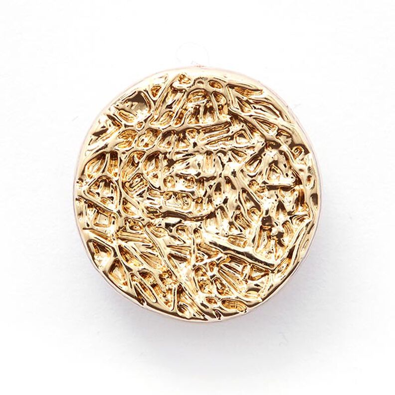 Meteor métallique Metal Button – gold metallic,  image number 1