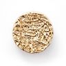 Meteor métallique Metal Button – gold metallic,  thumbnail number 1