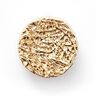 Meteor métallique Metal Button  – gold metallic,  thumbnail number 1