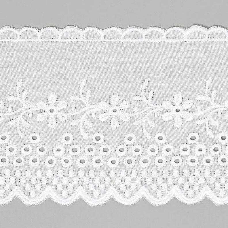 Broderie Anglaise, 57mm – white,  image number 1