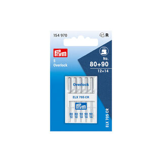 Sewing machine needles Overlock EL x 705 [NM 80 - 90] | Prym, 