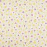 Decor Fabric Half Panama little spring flowers – offwhite/vanilla yellow,  thumbnail number 1