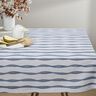 Decor Fabric Half Panama wavy stripes – blue,  thumbnail number 7