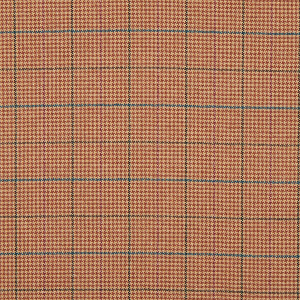 Houndstooth Plaid Coating Fabric with Glitter Effect – beige/copper,  image number 1