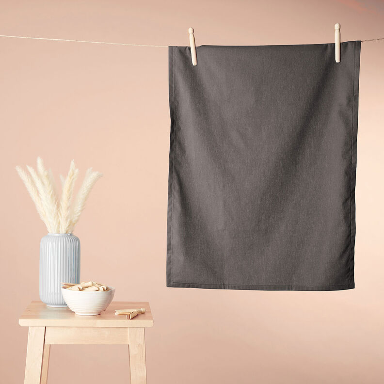 Cotton Cretonne Plain – dark grey,  image number 8