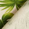 Decor Fabric Half Panama monstera leaves – natural/green,  thumbnail number 4