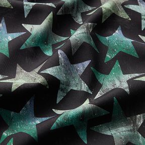 Softshell stars – black/green, 