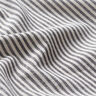 Cotton Viscose Blend stripes – black/offwhite,  thumbnail number 2