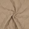 Quilted Fabric Muslin waves – dark beige,  thumbnail number 3