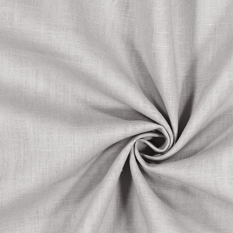 Linen fabric Ramie mix medium – silver,  image number 1