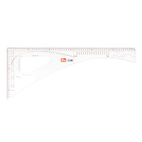Dressmaker’s Ruler 23 x 60 cm – transparent | Prym, 