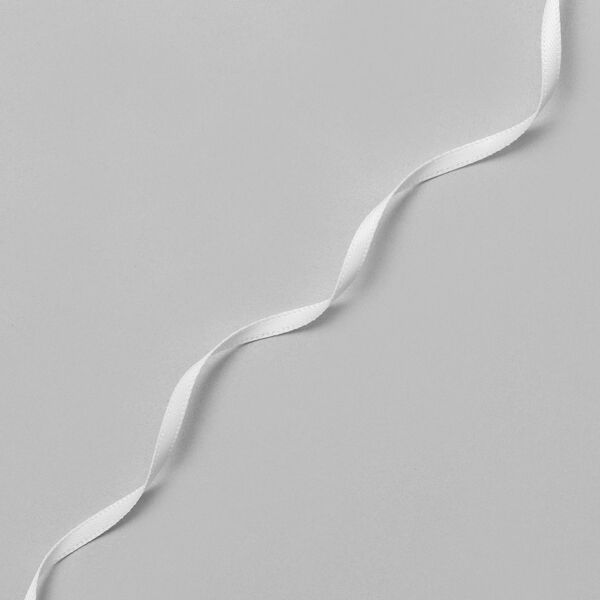 Satin Ribbon [3 mm] – white,  image number 2