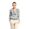 Checked fine cotton fabric – light grey/white,  thumbnail number 5