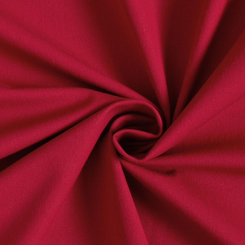 Plain medium stretch trouser fabric – red,  image number 1