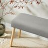 Upholstery Fabric Imitation Leather Texture – silver grey,  thumbnail number 4