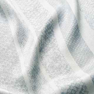 Snake pattern satin lining fabric – white/silver grey, 