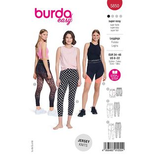 Leggings | Burda 5850 | 34-48, 