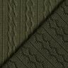 Knit Fabric Cable-knit print – dark pine,  thumbnail number 4