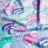 Swimsuit Fabric UPF50 Shells – aqua blue/blue lilac,  thumbnail number 2