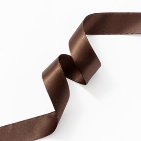 Satin Ribbon [15 mm] – dark brown, 