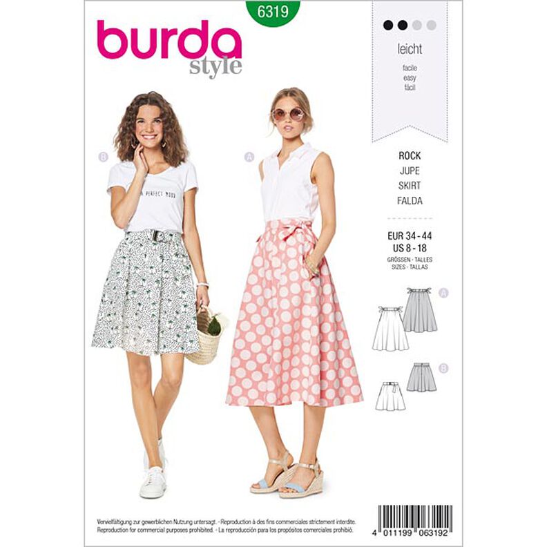 Skirt, Burda 6319 | 34 - 44,  image number 1