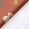 Cotton Jersey hedgehog and squirrel – terracotta,  thumbnail number 4