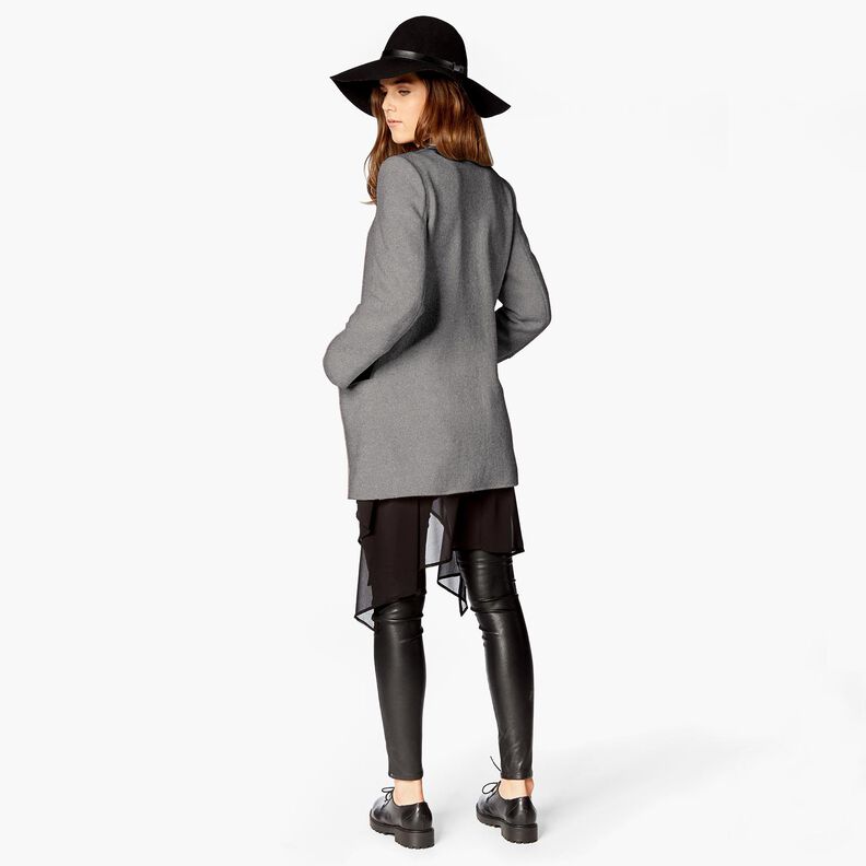 Fulled woollen loden – dark taupe,  image number 9