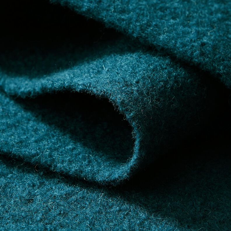 Fulled woollen loden – petrol, image number 4