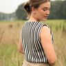 Knit Fabric Stripes| Poppy Fabrics – black/offwhite,  thumbnail number 7