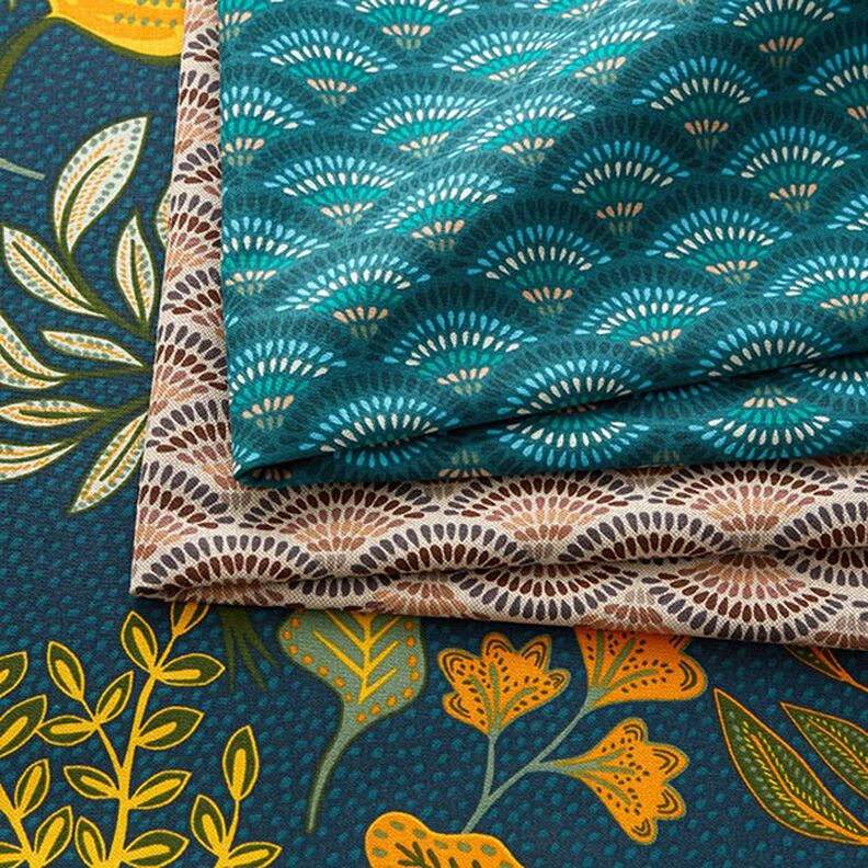 Decor Fabric Half Panama fan arches – natural, image number 5