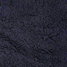 cuddly teddy fur fabric – blue-black, 