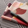 Decor Linen Retro Pattern with Golden Accents – natural/olive,  thumbnail number 5