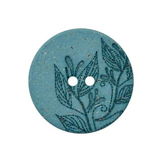 Recycled 2-Hole Hemp/Polyester Button – mint, 