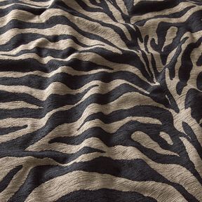 Upholstery Fabric Jacquard Zebra – khaki/black, 