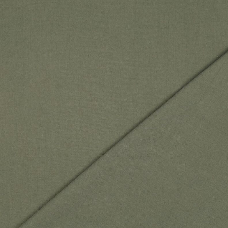 Cotton crinkle pre-washed – dark olive,  image number 3