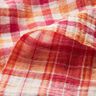 Double Gauze/Muslin Doubleface checked | by Poppy – raspberry/peach orange,  thumbnail number 7