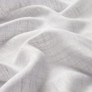Curtain Fabric Voile Linen Look 300 cm – silver grey, 