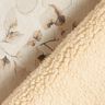 Stretch velour with Sherpa backing delicate flowers | Katia Fabrics – natural,  thumbnail number 5