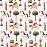 Cotton Jersey unicorn fairytale world Digital Print – ivory,  thumbnail number 1