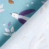 Cotton Jersey Little birds – dove blue,  thumbnail number 4