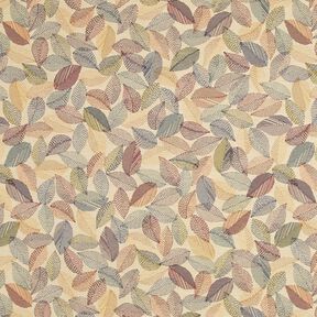 Decor Fabric Tapestry Fabric Leaf sketches – light beige/green, 